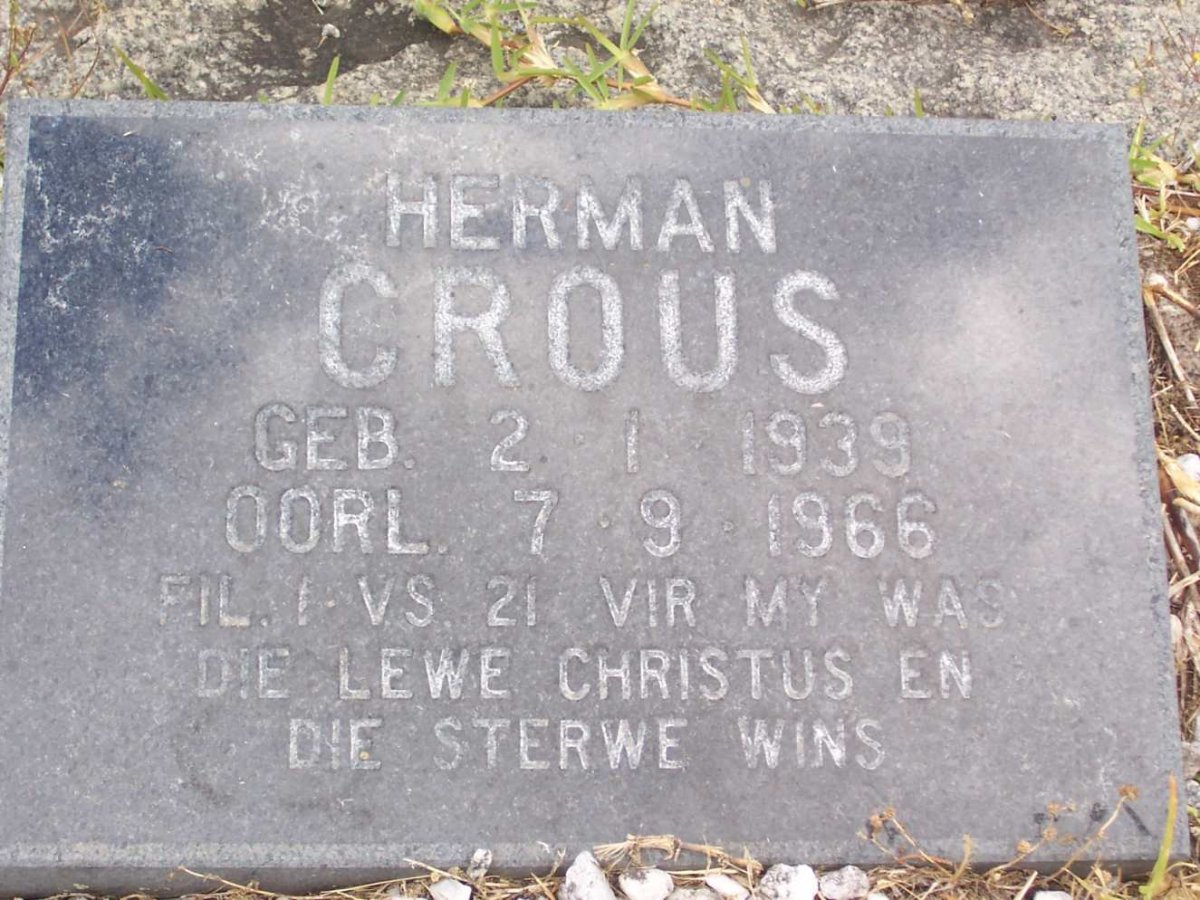 CROUS Herman 1939-1966