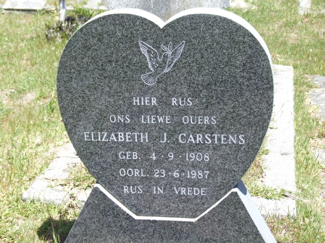 CARSTENS Elizabeth J. 1908-1987