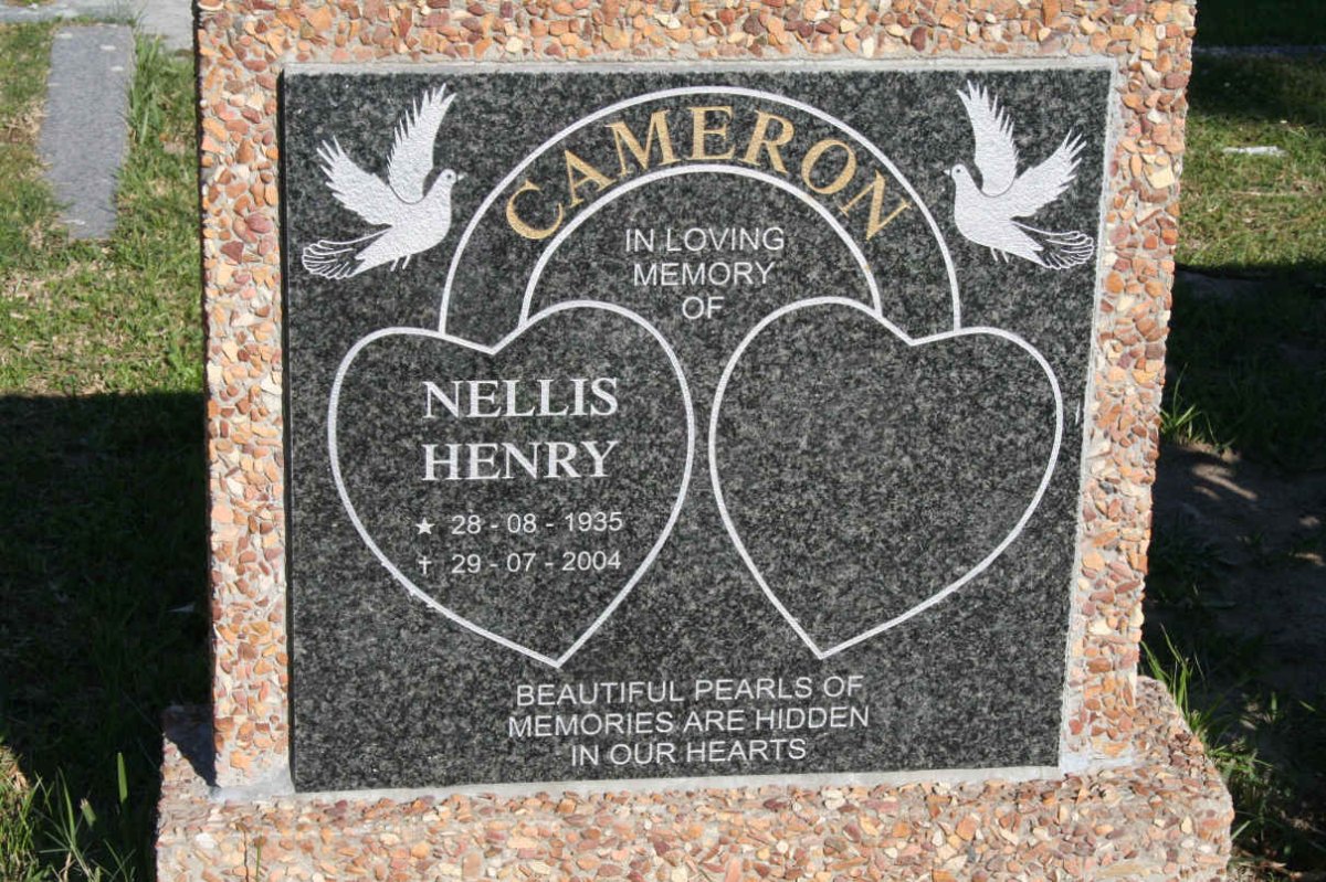 CAMERON Nellis Henry 1935-2004