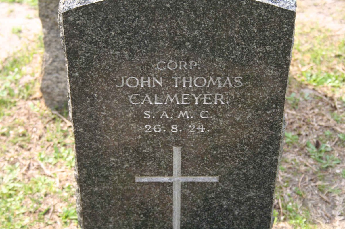 CALMEYER John Thomas -1924