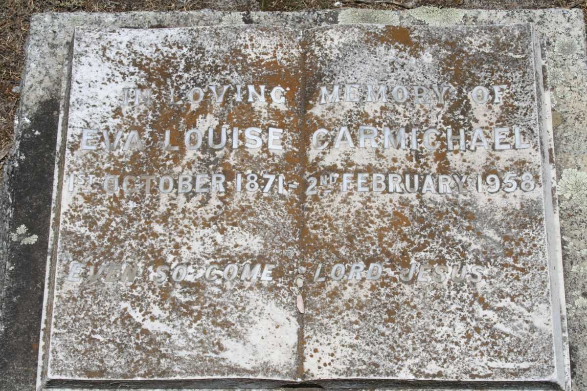 CARMICHAEL Eva Louise 1871-1958