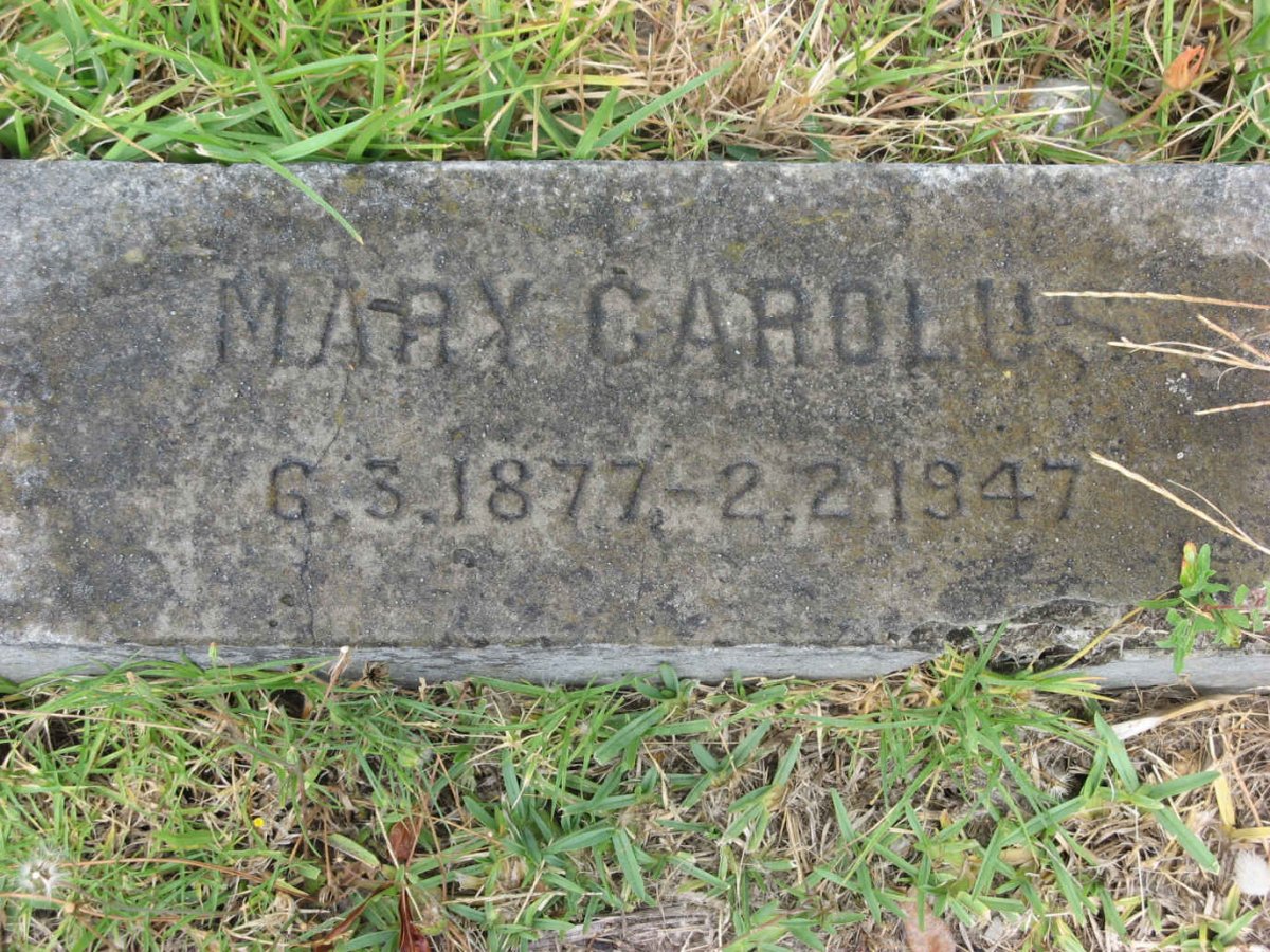 CAROLUS Mary 1877-1947
