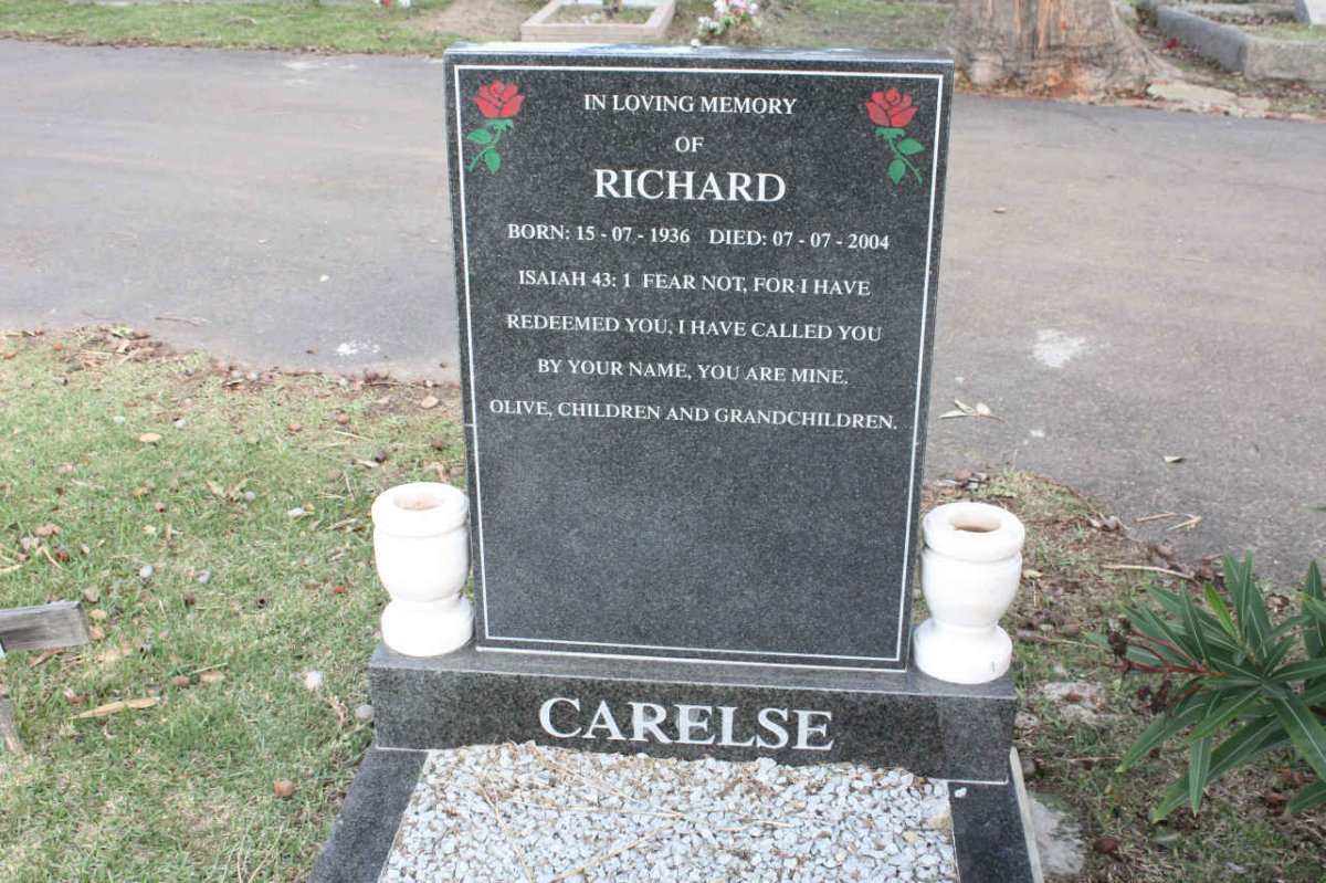 CARELSE Richard 1936-2004