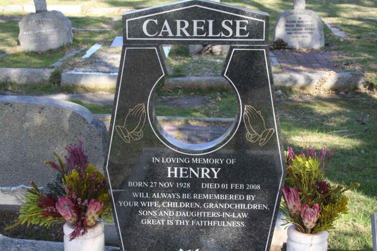 CARELSE Henry 1928-2008