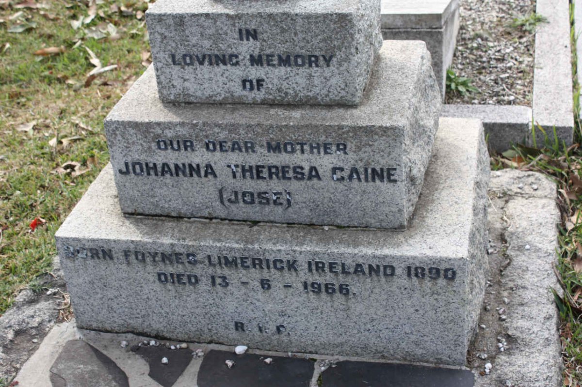 CAINE Johanna Theresa 1890-1966
