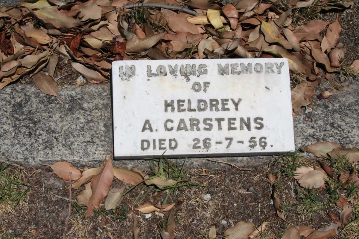 CARSTENS Heldrey A. -1956