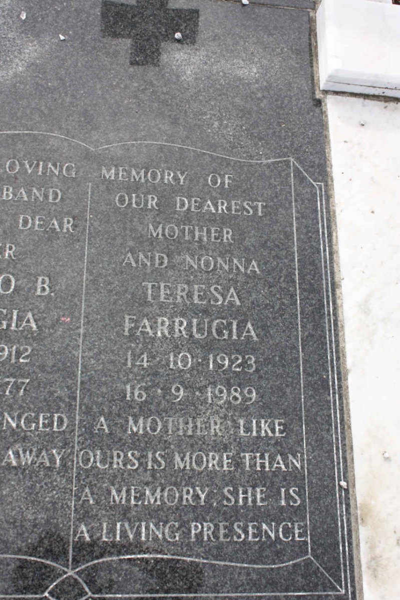 FARRUGIA Teresa 1923-1989