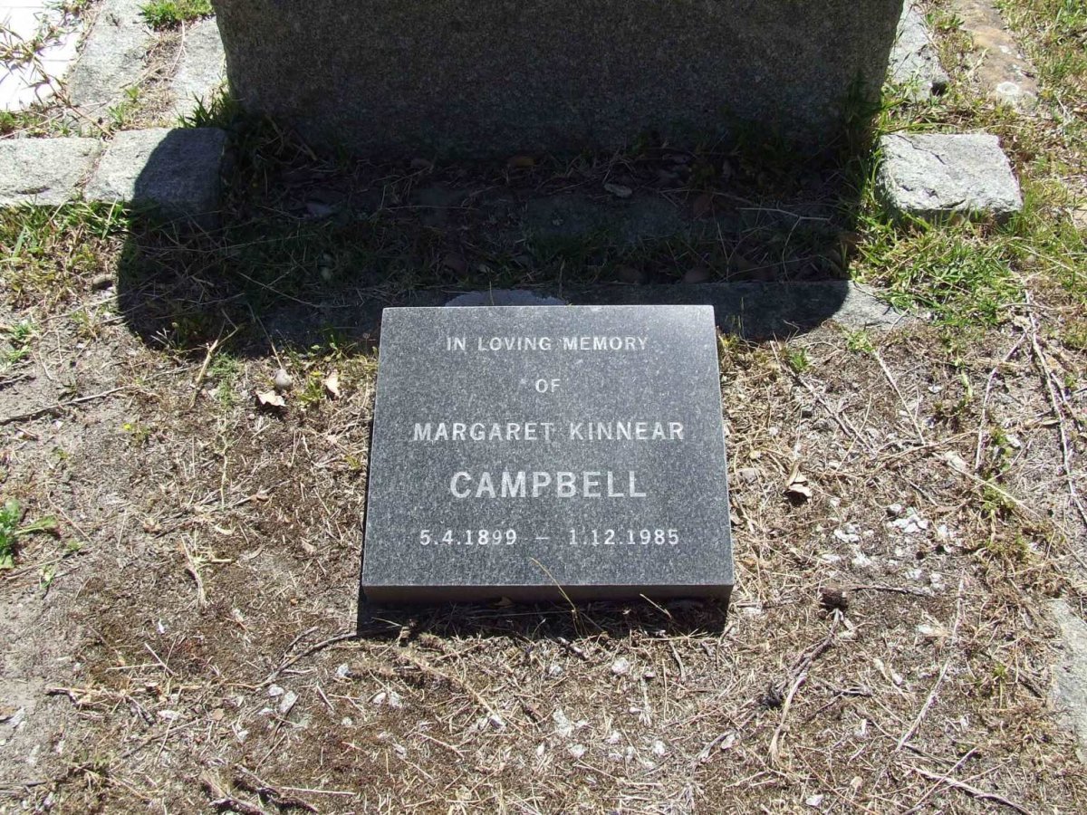 CAMPBELL Margaret Kinnear 1899-1985