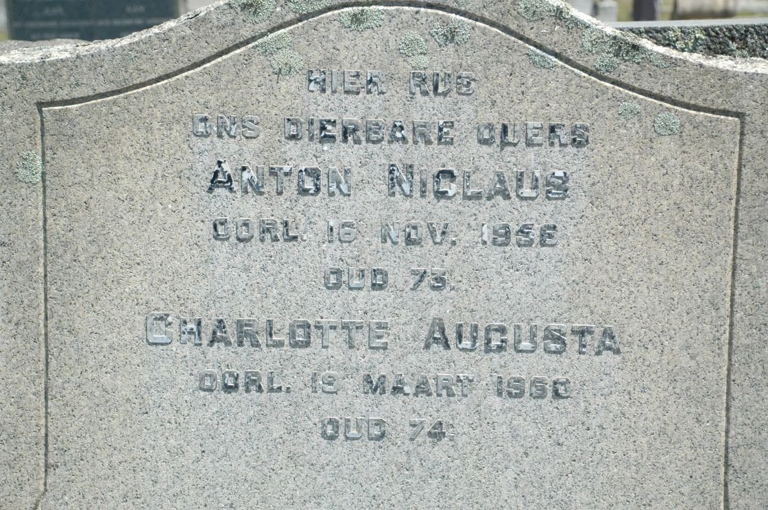 CARSTENSEN Anton Niclause -1956 &amp; Charlotte -1960