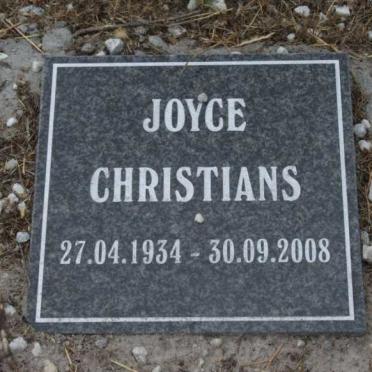 CHRISTIANS Joyce 1934-2008