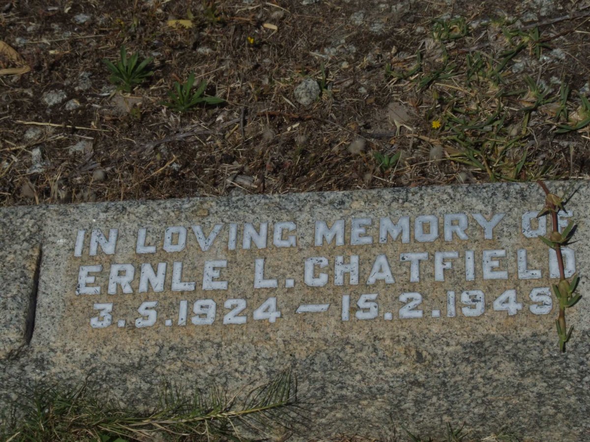 CHATFIELD Ernle L. 1924-1945