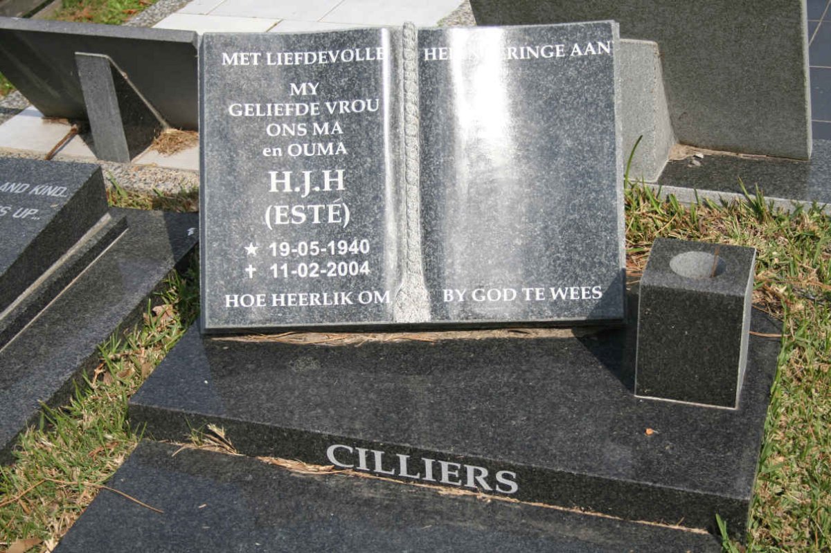 CILLIERS H.J.H. 1940-2004