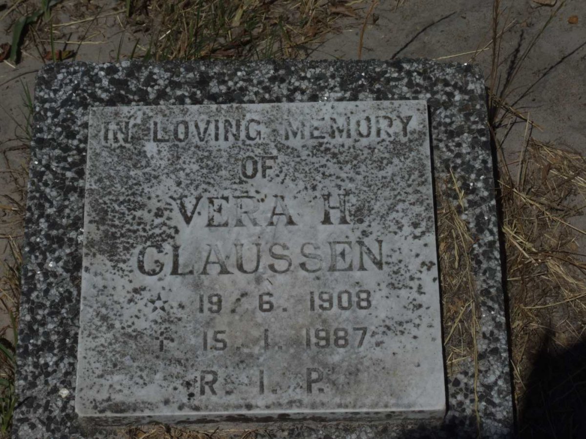 CLAUSSEN Vera H. 1908-1987