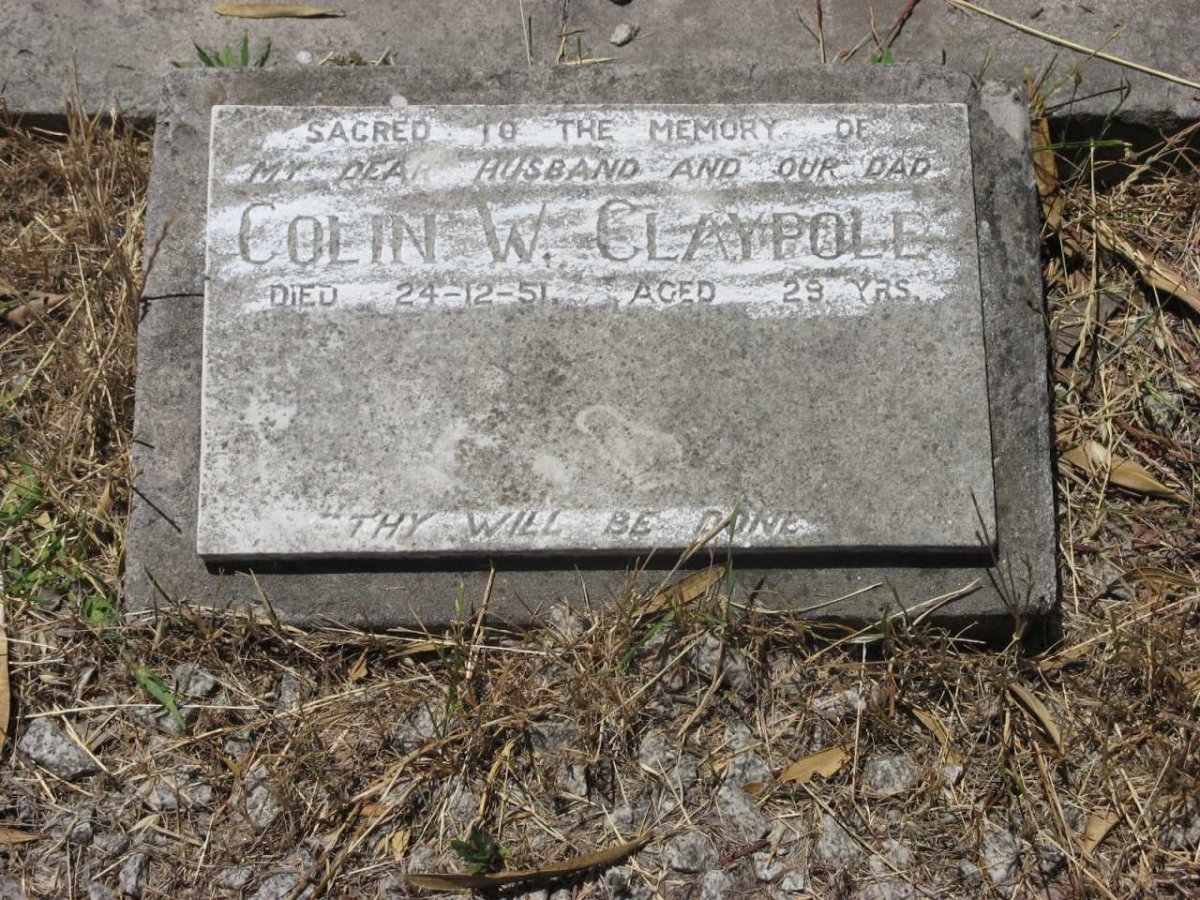 CLAYPOLE Colin W. -1951