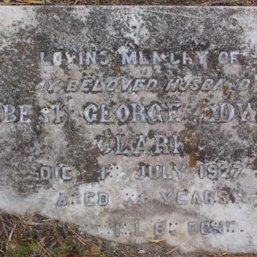 CLARK Hubert George Edward -1927