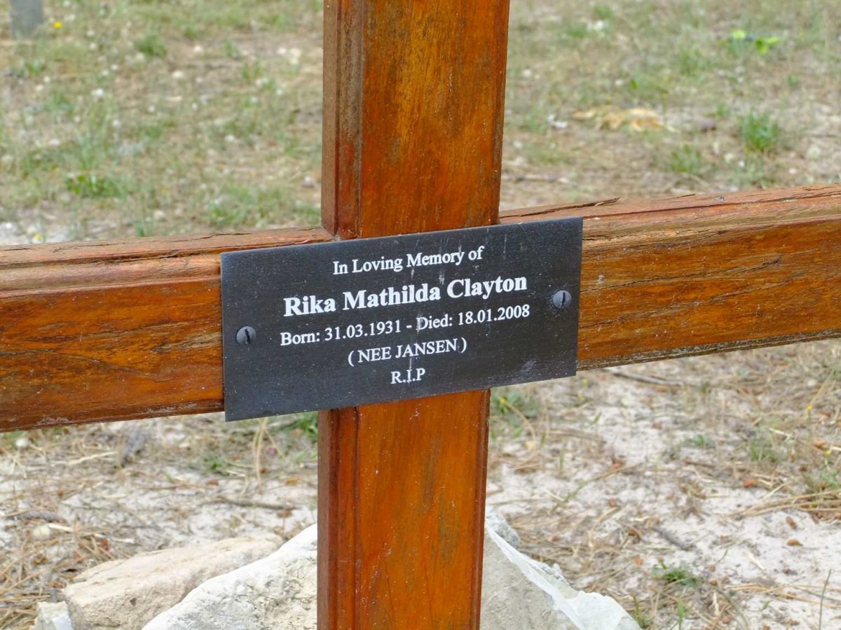 CLAYTON Rika Mathilda nee JANSEN 1931-2008
