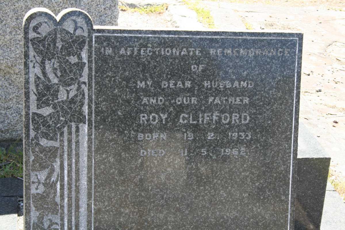 CLIFFORD Roy 1933-1962