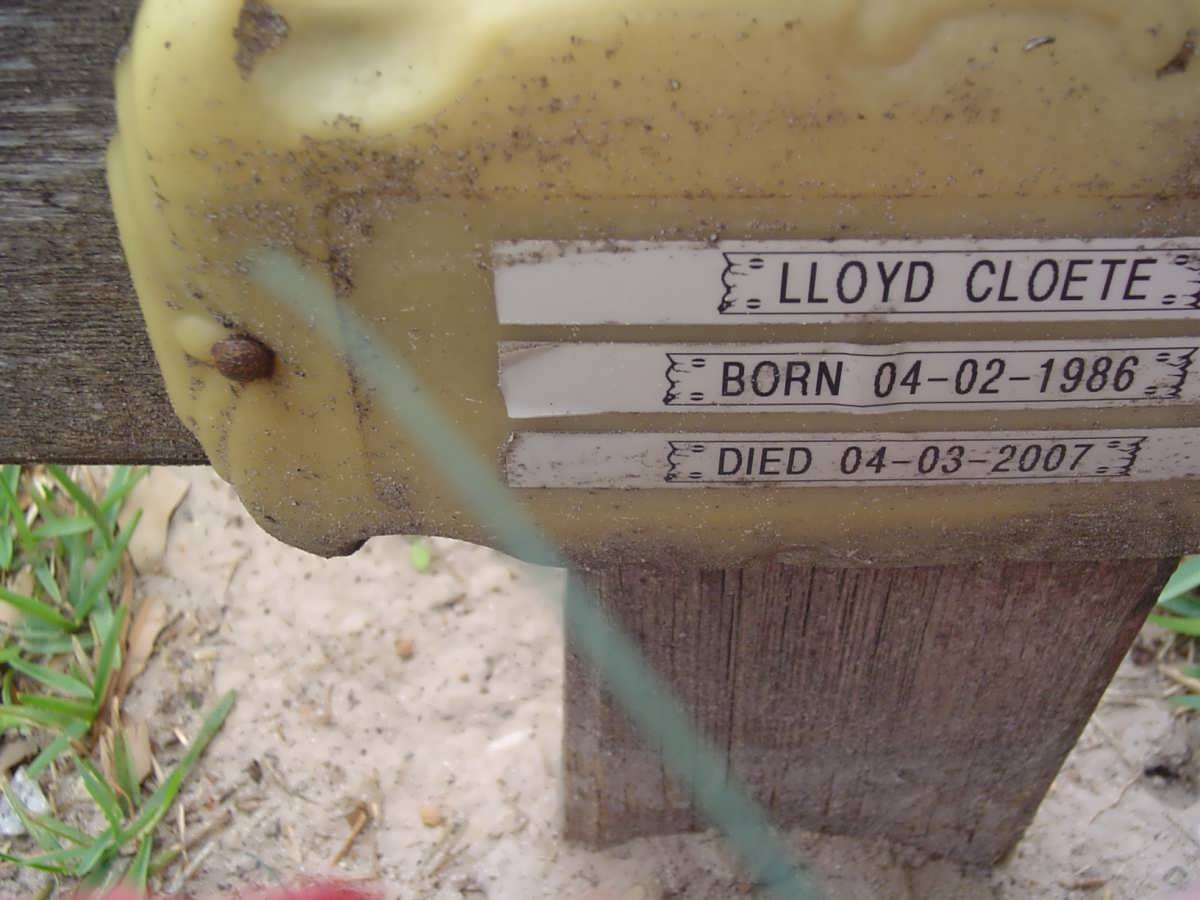 CLOETE Lloyd 1986-2007