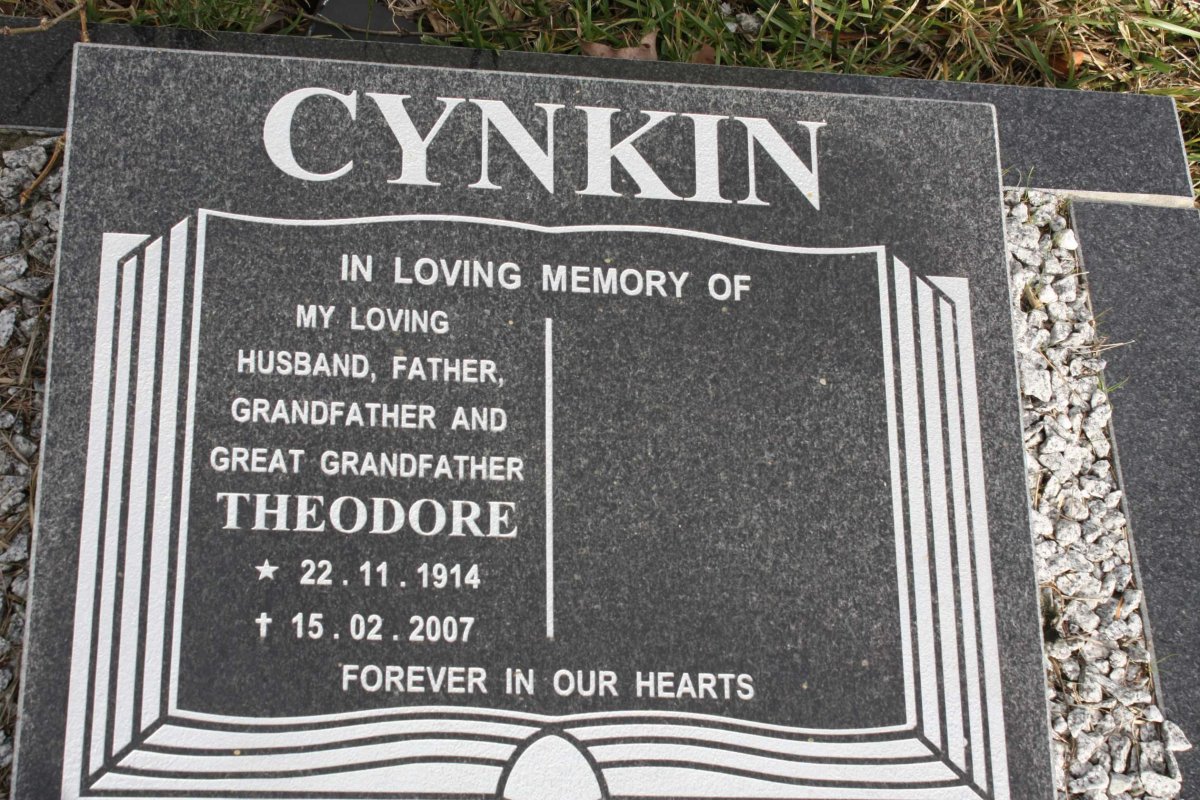 CYNKIN Theodore 1914-2007