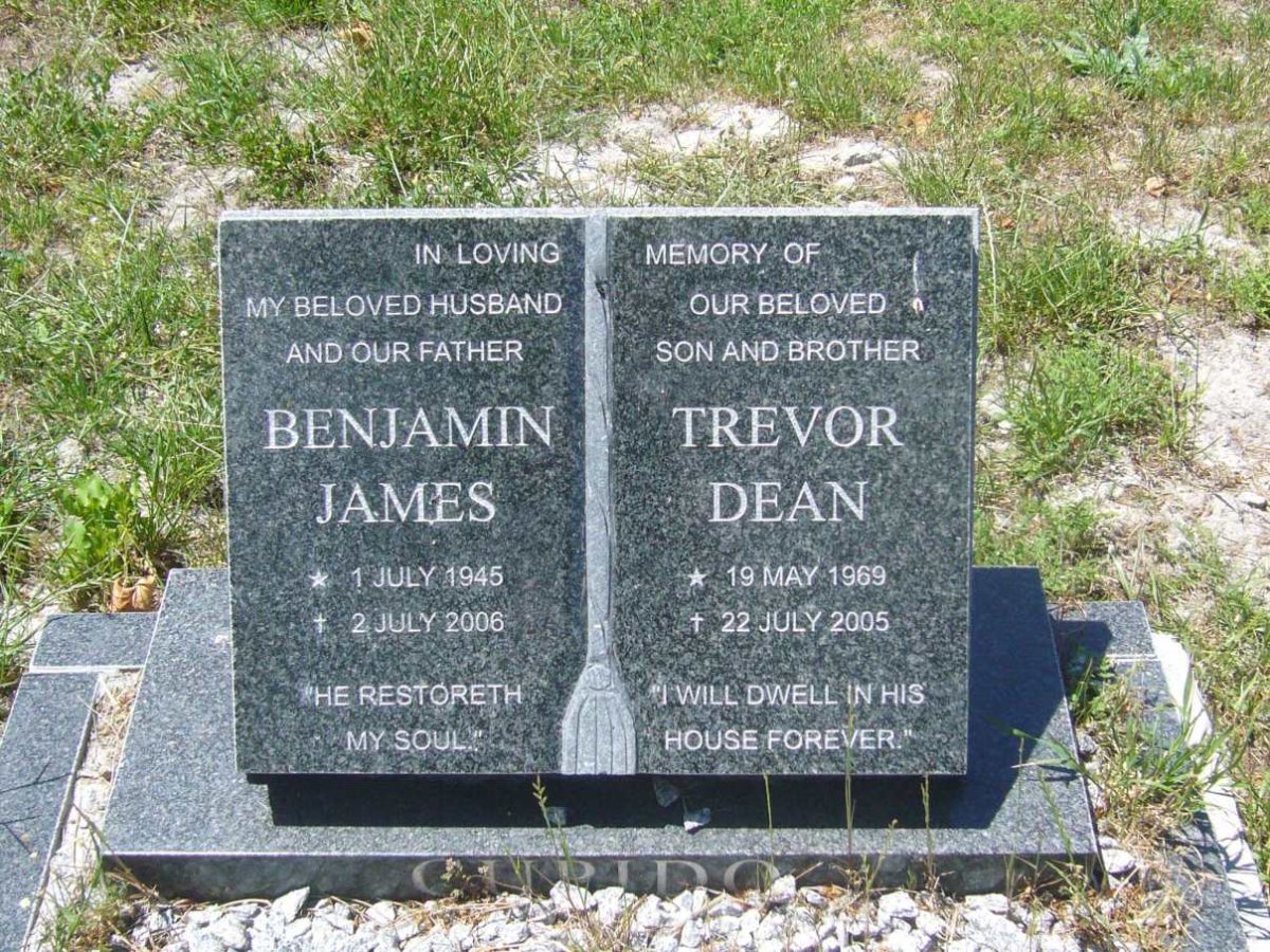 CUPIDO Benjamin James 1945-2006 :: CUPIDO Trevor Dean 1969-2005