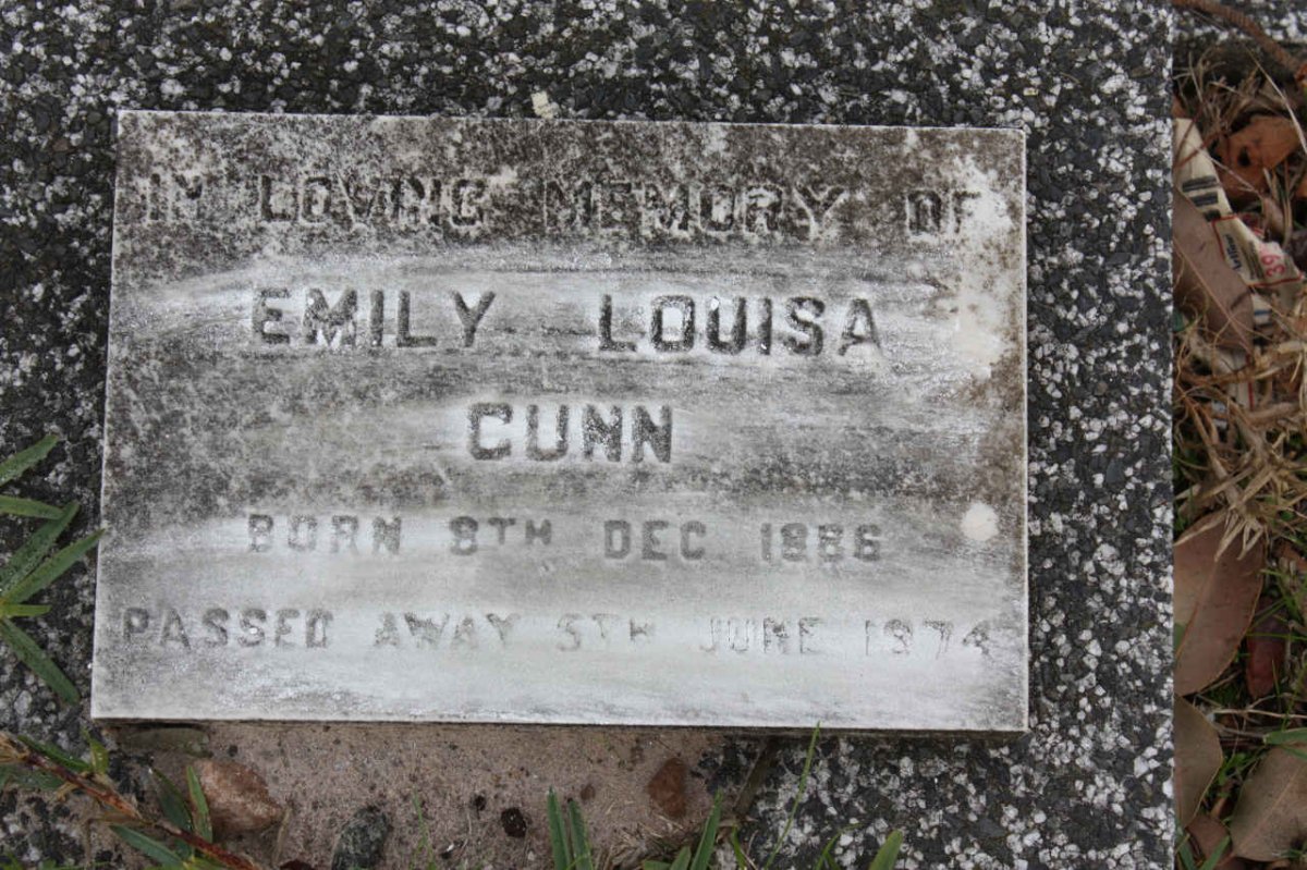 CUNN Emily Louisa 1886-1974