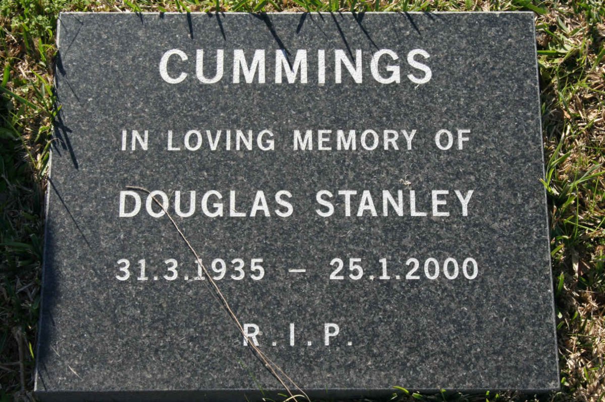 CUMMINGS Douglas Stanley 1935-2000