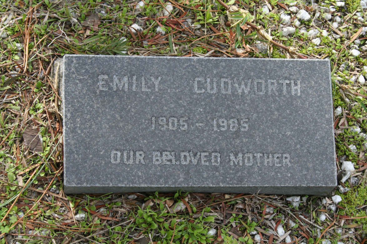 CUDWORTH Emily 1905-1985