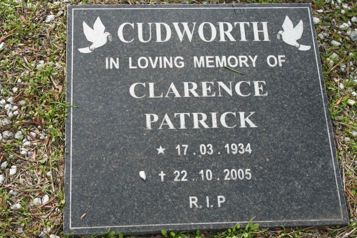 CUDWORTH Clarence Patrick 1934-2005