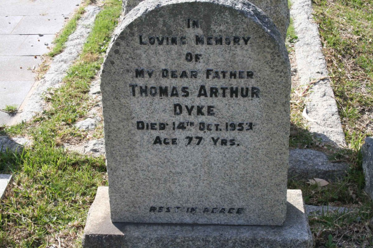 DYKE Thomas Arthur -1953