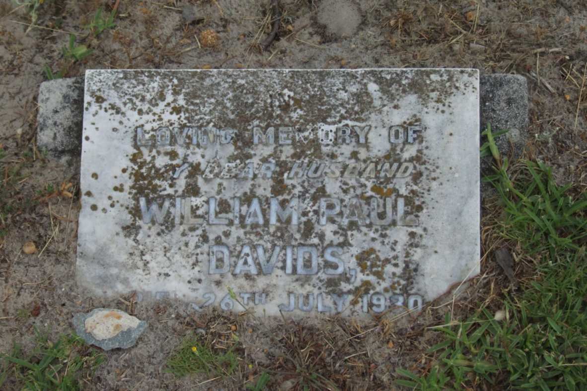 DAVIDS William Paul -1930