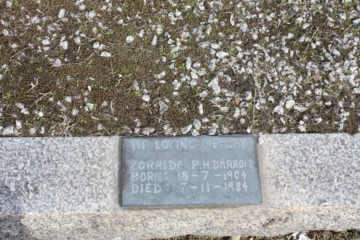 DARROLL Zoraida P.H. 1904-1984