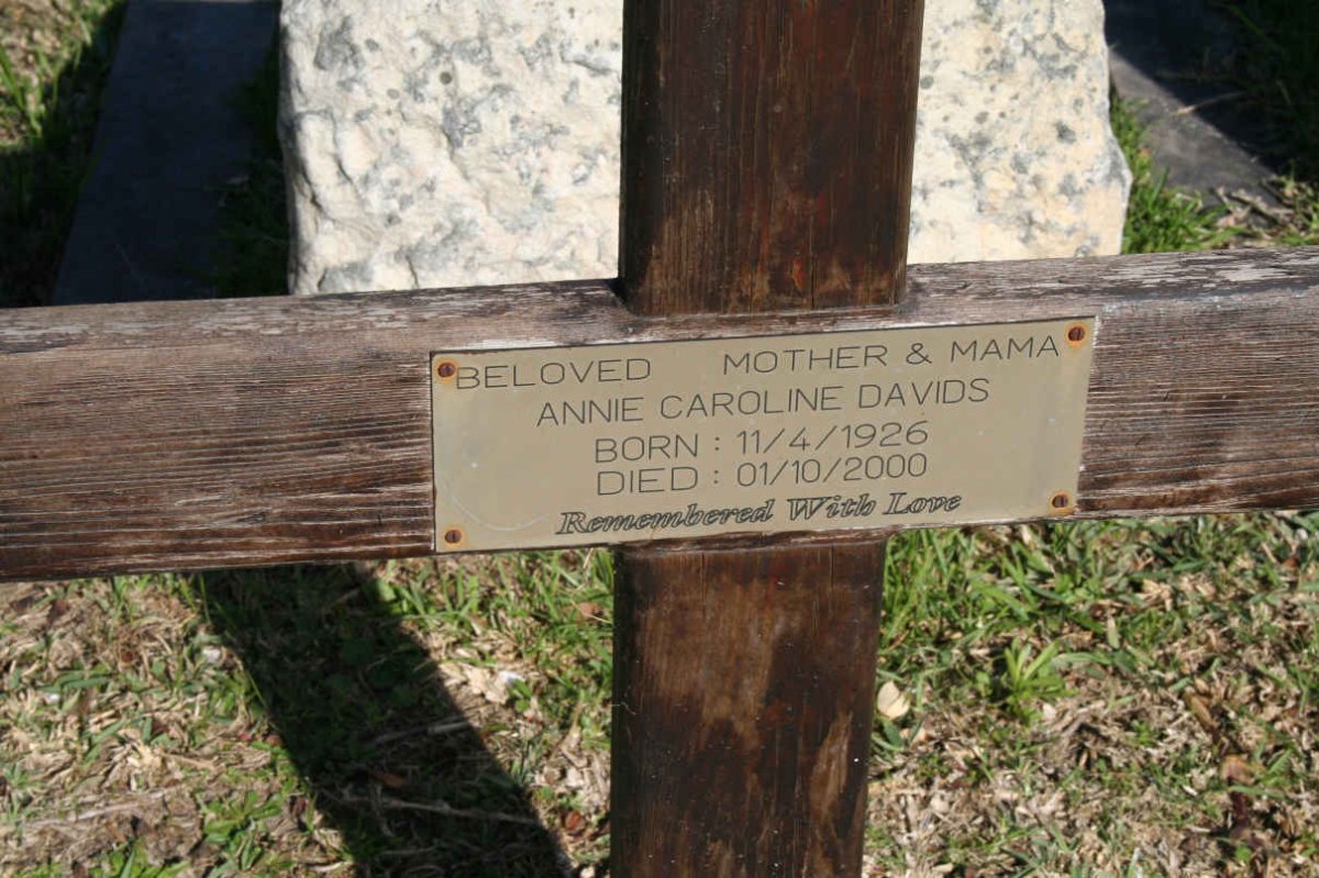DAVIDS Annie Caroline 1926-2000