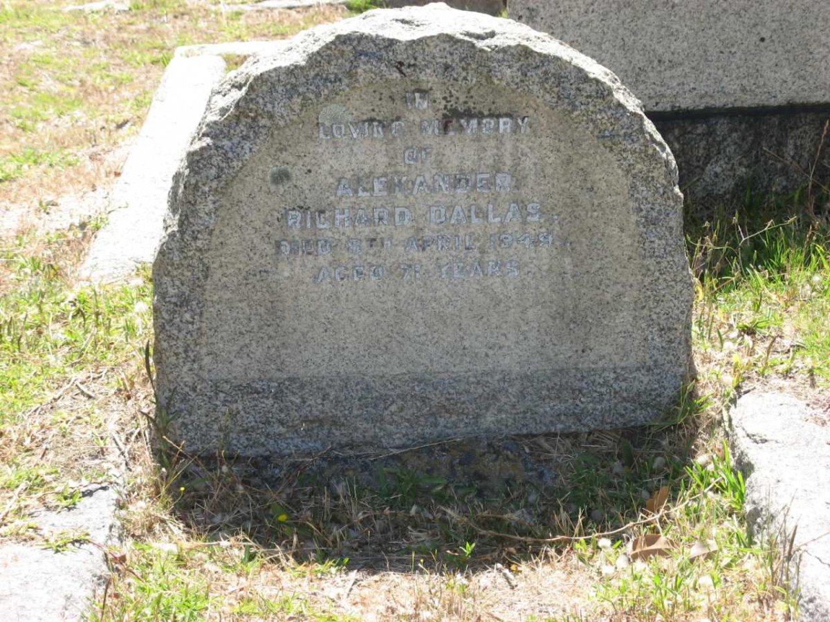 DALLAS Alexander Richard -1949