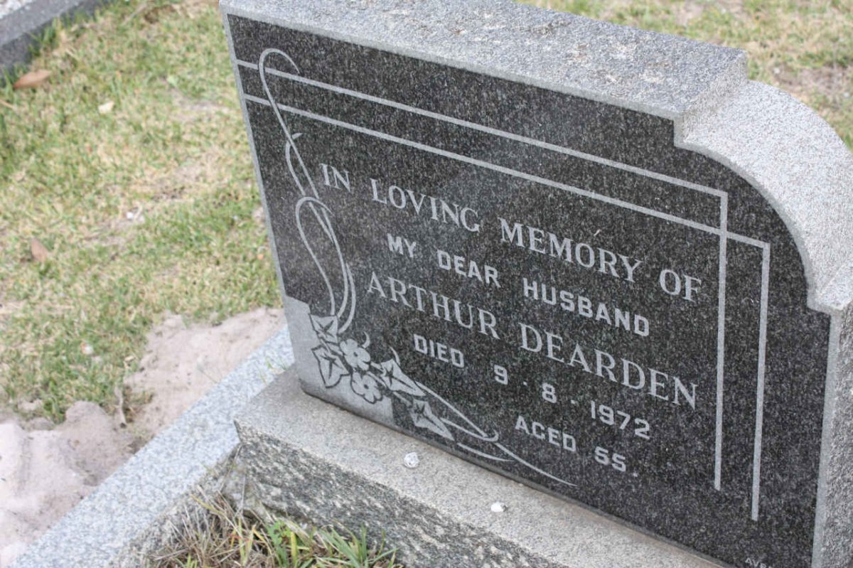 DEARDEN Arthur -1972