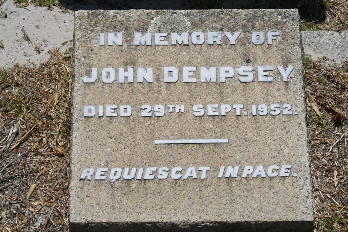 DEMPSEY John -1952