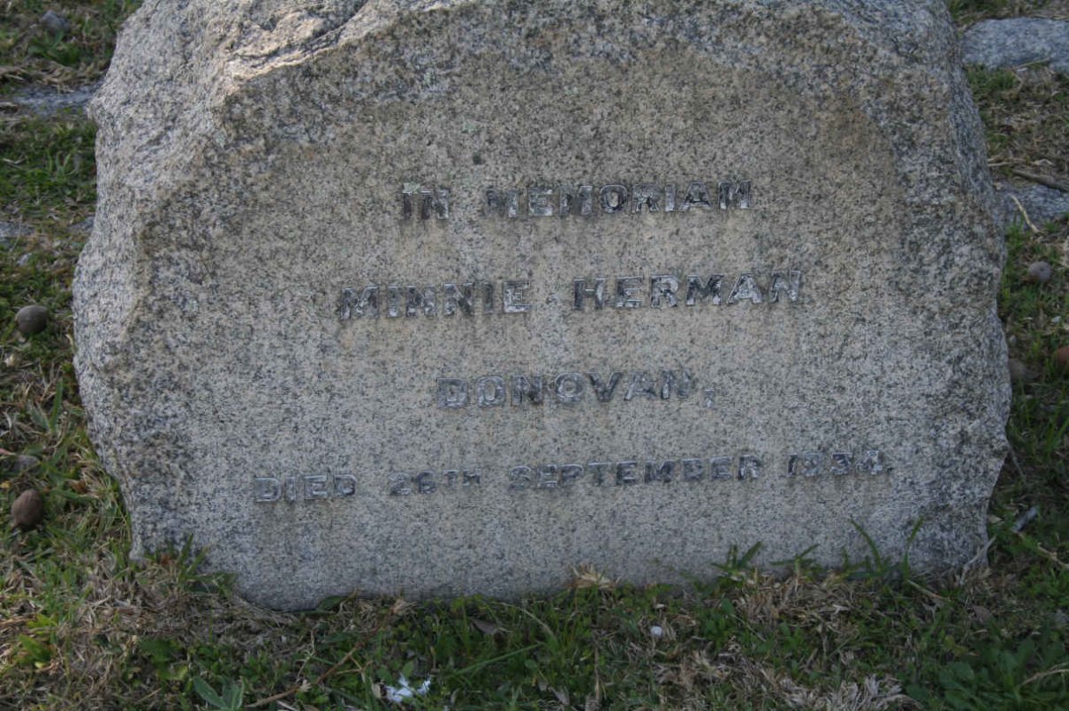 DONOVAN Minnie Herman -1934