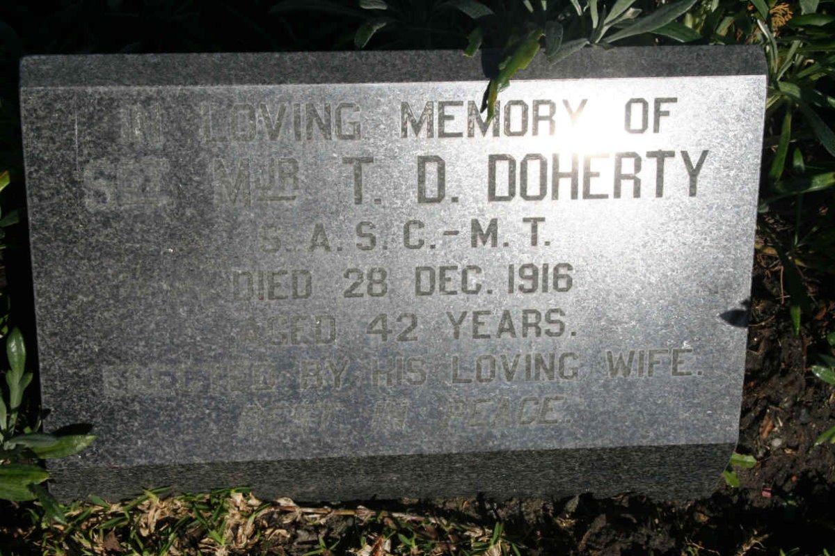 DOHERTY T.D. -1916