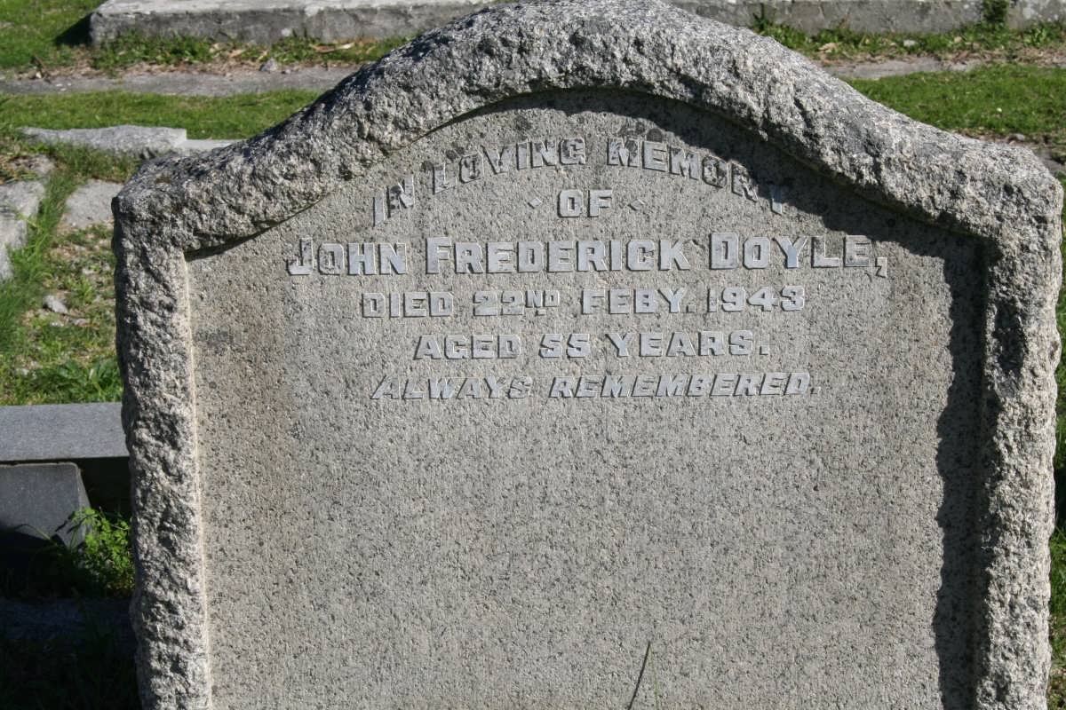 DOYLE John Frederick -1943