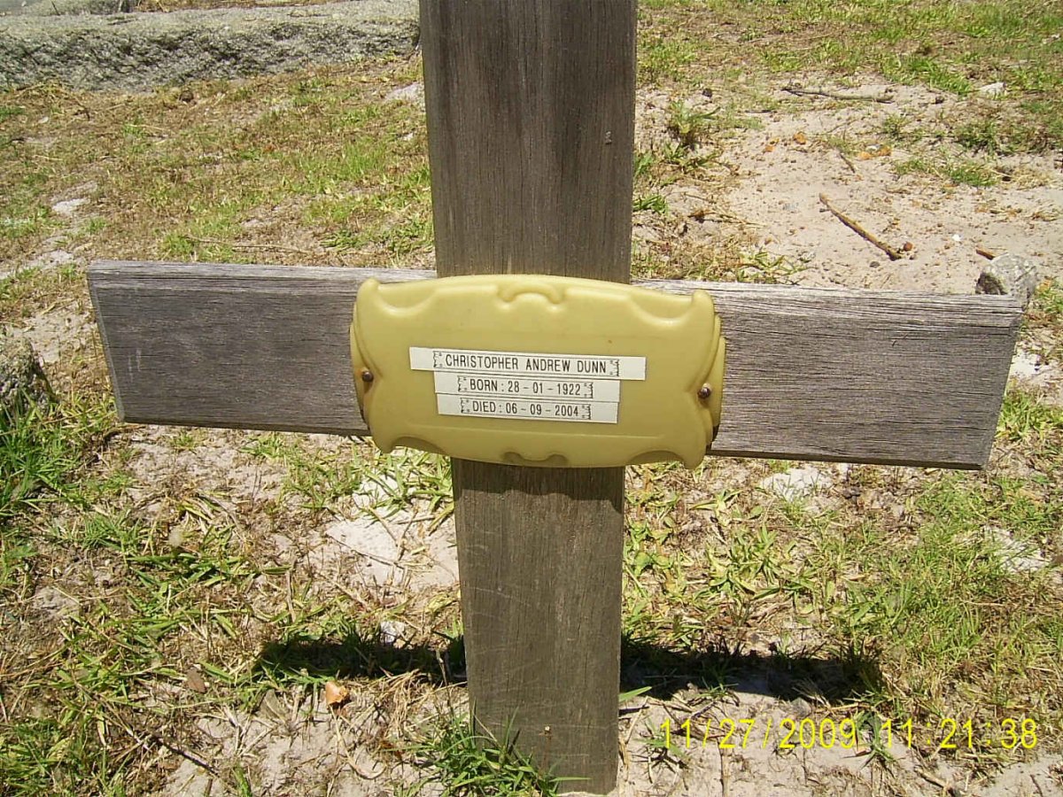 DUNN Christopher Andrew 1922-2004