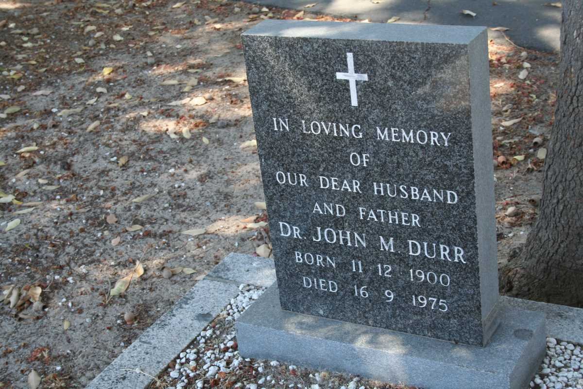 DURR John M. 1900-1975