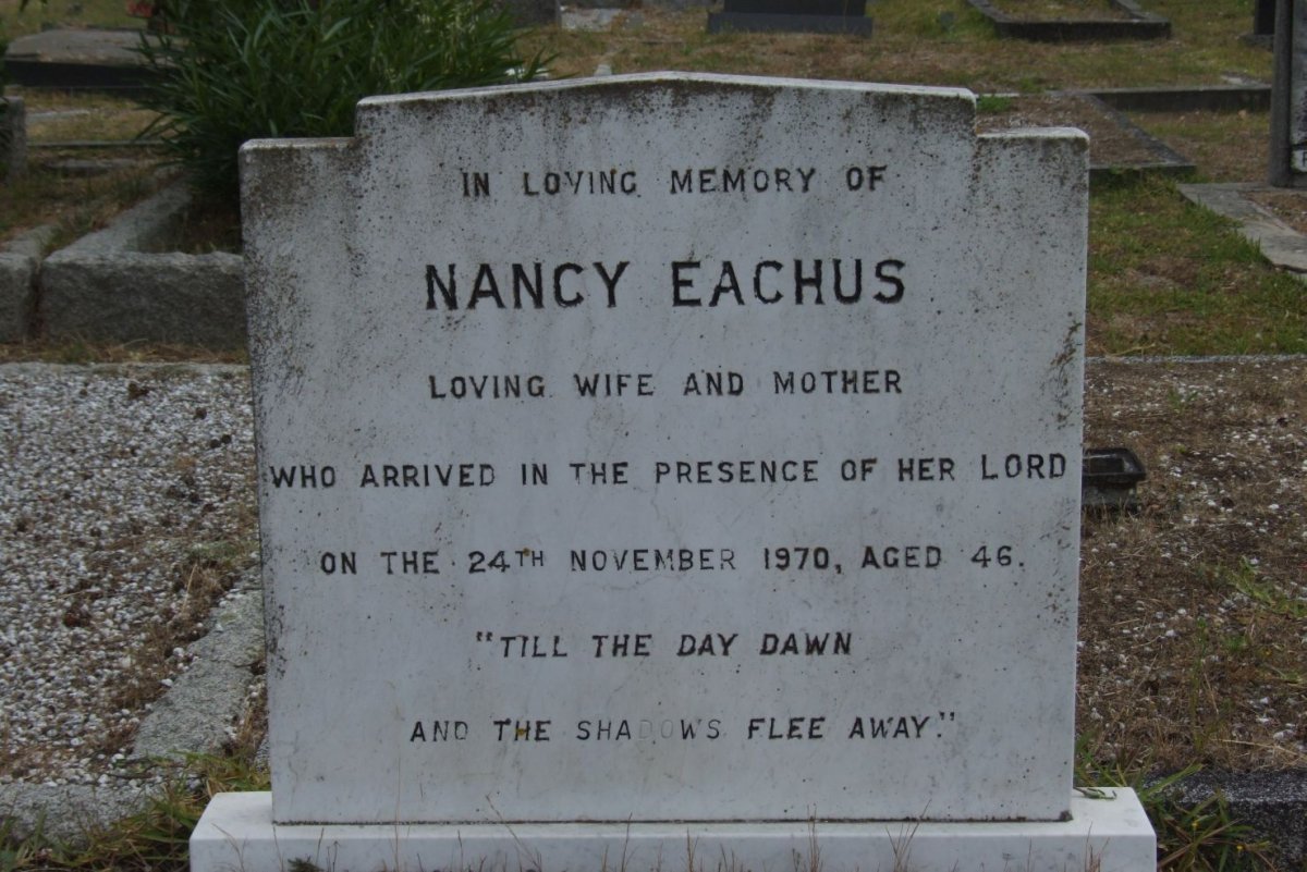 EACHUS Nancy -1970