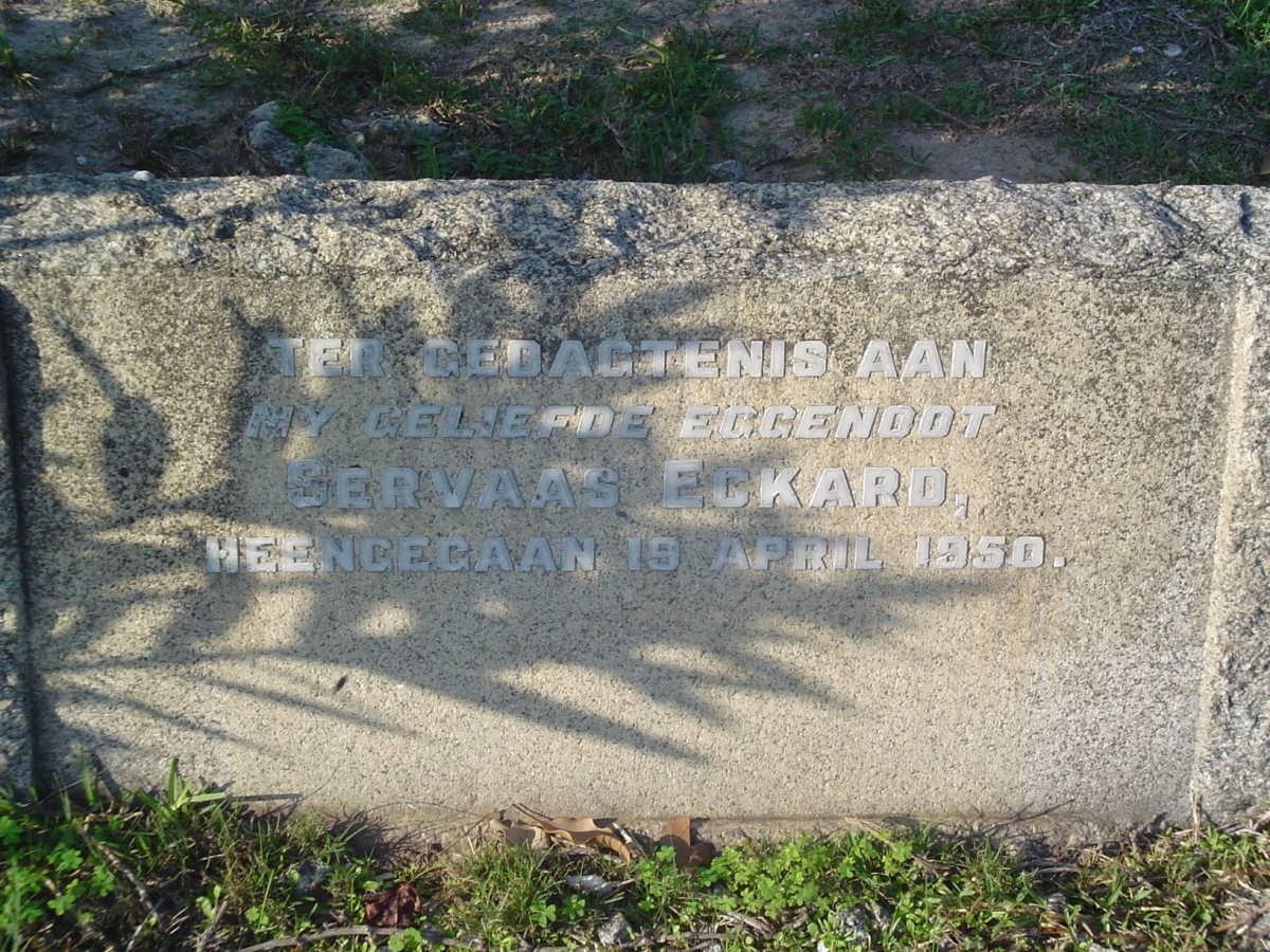 ECKARD Servaas -1950