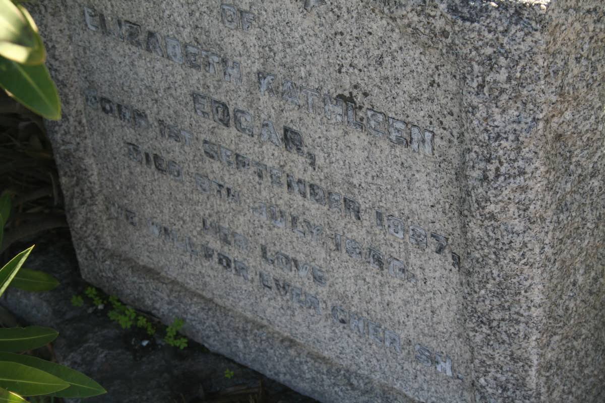 EDGAR Elizabeth Kathleen 1897-1960