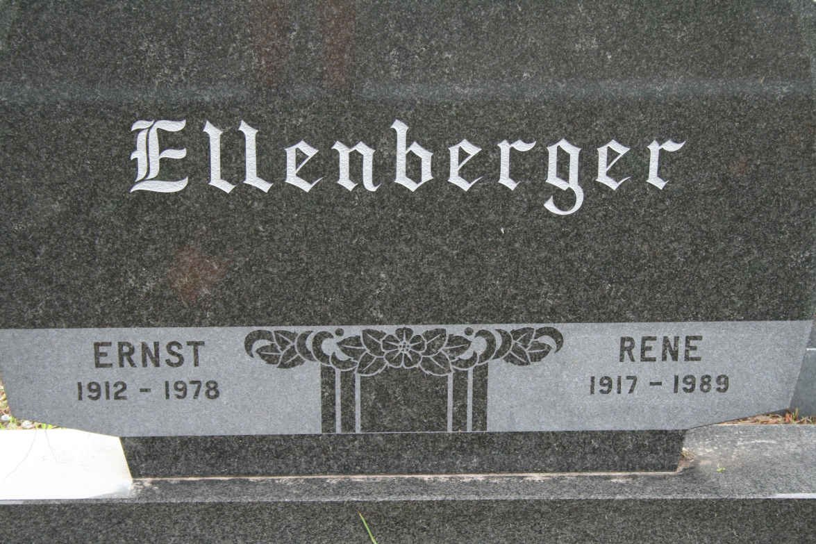 ELLENBERGER Ernst 1912-1978 &amp; Rene 1917-1989