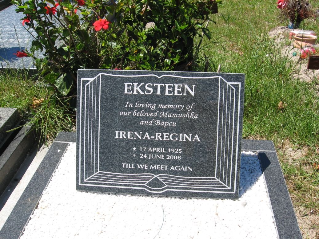 EKSTEEN Irena-Regina 1925-2008