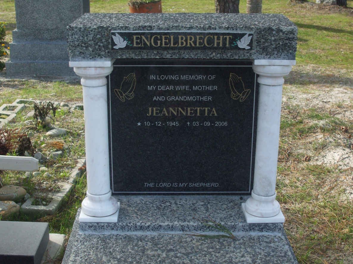 ENGELBRECHT Jeannetta 1945-2006