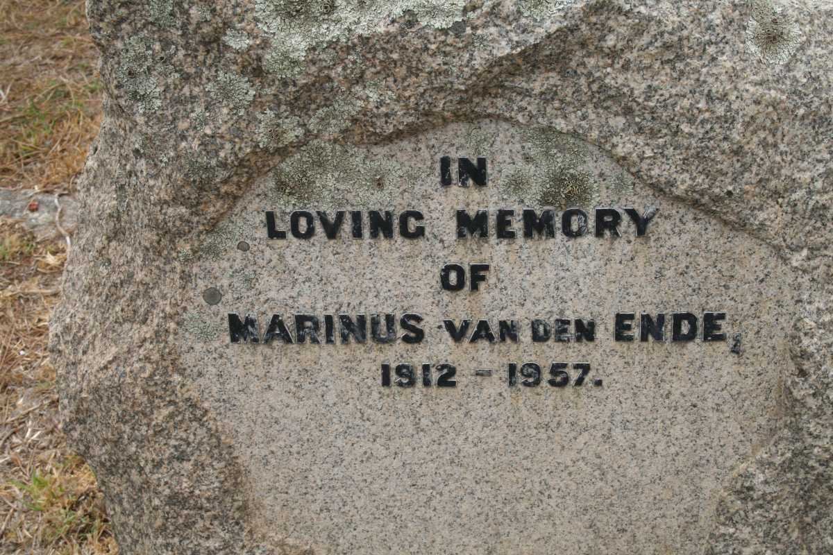 ENDE Marinus, van den 1912-1957