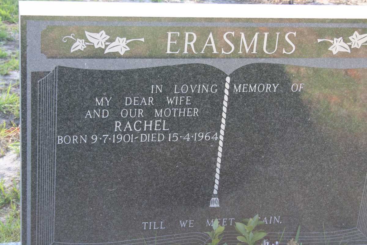 ERASMUS Rachel 1901-1964