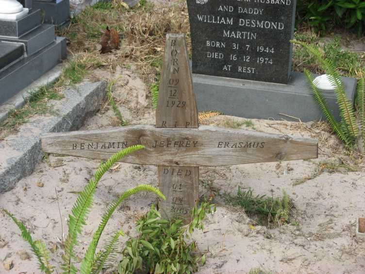 ERASMUS Benjamin Jeffrey 1929-2005