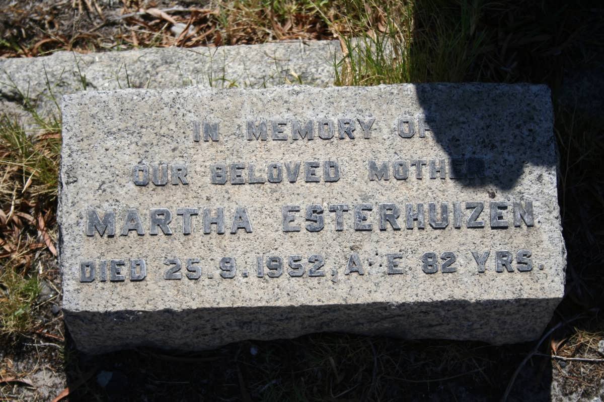 ESTERHUIZEN Martha -1952